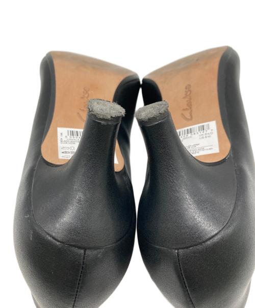 CLARKS collection（クラークスコレクション）CLARKS collection (クラークスコレクション) ポインテッドトゥパンプス ブラック サイズ:UK 5 1/2の古着・服飾アイテム