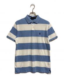 POLO RALPH LAUREN（ポロ・ラルフローレン）の古着「ポロシャツ」｜ブルー×ホワイト