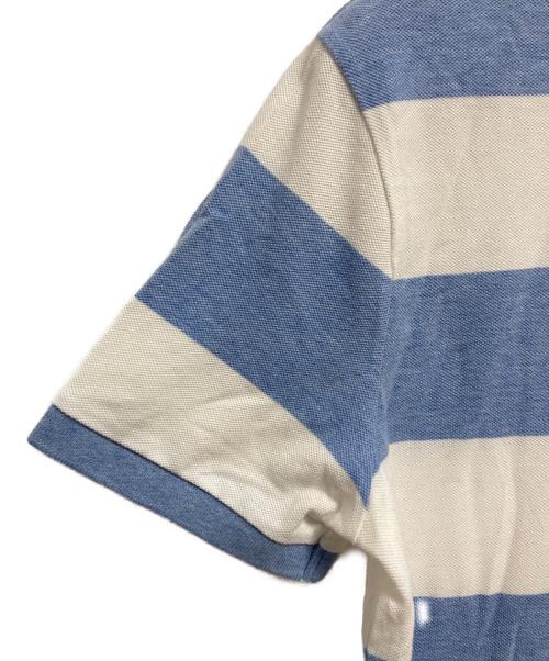POLO RALPH LAUREN（ポロ・ラルフローレン）POLO RALPH LAUREN (ポロ・ラルフローレン) ポロシャツ ブルー×ホワイト サイズ:Mの古着・服飾アイテム