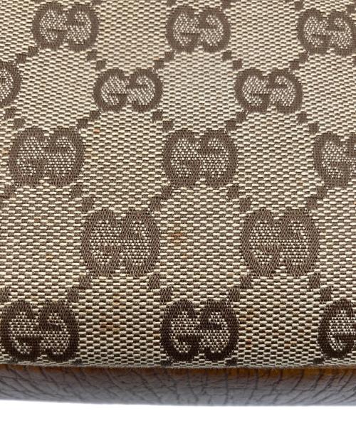 GUCCI（グッチ）GUCCI (グッチ) バンブーGGキャンバスハンドバッグ ベージュの古着・服飾アイテム