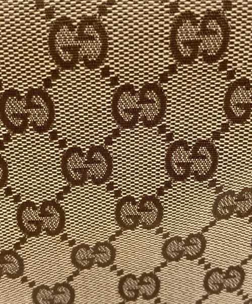 GUCCI（グッチ）GUCCI (グッチ) バンブーGGキャンバスハンドバッグ ベージュの古着・服飾アイテム