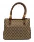 GUCCI（グッチ）の古着「バンブーGGキャンバスハンドバッグ」｜ベージュ