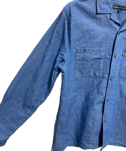 LEVI'S MADE&CRAFTED（リーバイスメイドクラフテッド）LEVI'S MADE&CRAFTED (リーバイスメイドクラフテッド) リネン混ジャケット ブルー サイズ:Sの古着・服飾アイテム