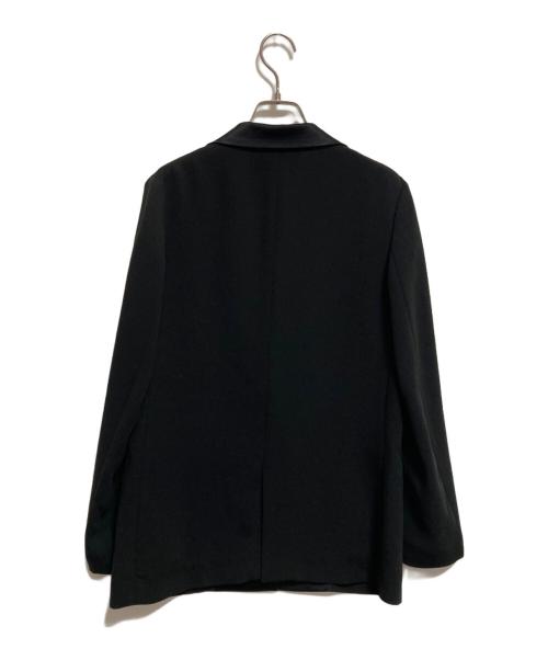 UNITED ARROWS（ユナイテッドアローズ）UNITED ARROWS (ユナイテッドアローズ) サテン切替ジャケット ブラック サイズ:M(38)の古着・服飾アイテム