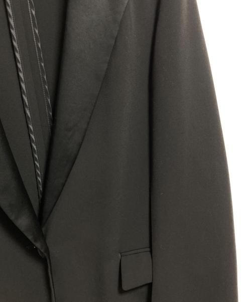 UNITED ARROWS（ユナイテッドアローズ）UNITED ARROWS (ユナイテッドアローズ) サテン切替ジャケット ブラック サイズ:M(38)の古着・服飾アイテム