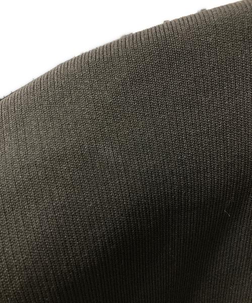 quaranciel（カランシエル）quaranciel (カランシエル) ニット ノーカラー ダブル ジャケット ブラック サイズ:FREEの古着・服飾アイテム