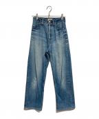 YANUKヤヌーク）の古着「LEA boys straight pants」｜インディゴ