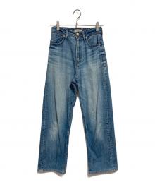 YANUK（ヤヌーク）の古着「LEA boys straight pants」｜インディゴ