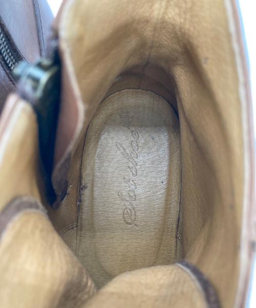 sot shoe（ソット）sot shoe (ソット) サイドジップブーツ ブラウン サイズ:42の古着・服飾アイテム
