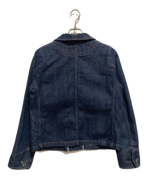 MHL（エムエイチエル）MHL (エムエイチエル) CANTONOVERALLS (キャントンオーバーオールズ) デニムカバーオール インディゴ サイズ:Sの古着・服飾アイテム