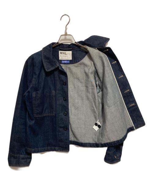 MHL（エムエイチエル）MHL (エムエイチエル) CANTONOVERALLS (キャントンオーバーオールズ) デニムカバーオール インディゴ サイズ:Sの古着・服飾アイテム