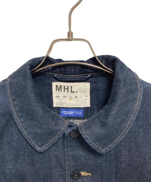 MHL（エムエイチエル）MHL (エムエイチエル) CANTONOVERALLS (キャントンオーバーオールズ) デニムカバーオール インディゴ サイズ:Sの古着・服飾アイテム