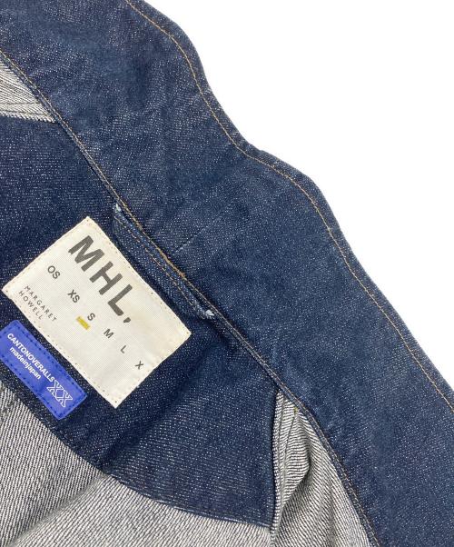 MHL（エムエイチエル）MHL (エムエイチエル) CANTONOVERALLS (キャントンオーバーオールズ) デニムカバーオール インディゴ サイズ:Sの古着・服飾アイテム
