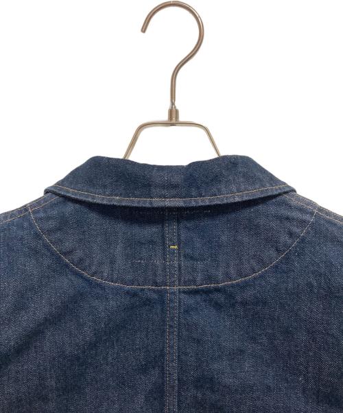 MHL（エムエイチエル）MHL (エムエイチエル) CANTONOVERALLS (キャントンオーバーオールズ) デニムカバーオール インディゴ サイズ:Sの古着・服飾アイテム