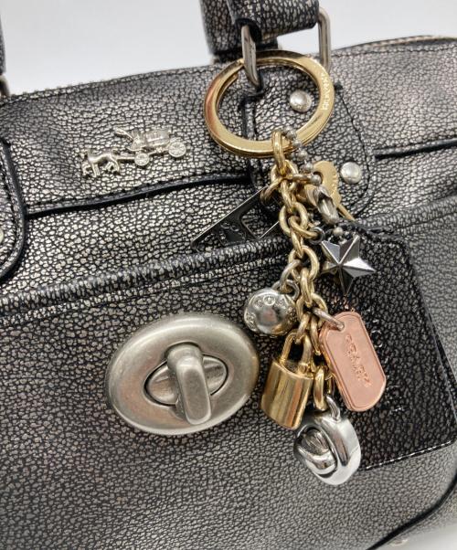 COACH（コーチ）COACH (コーチ) ライダー24 サッチェル 2WAYバッグ シルバーの古着・服飾アイテム