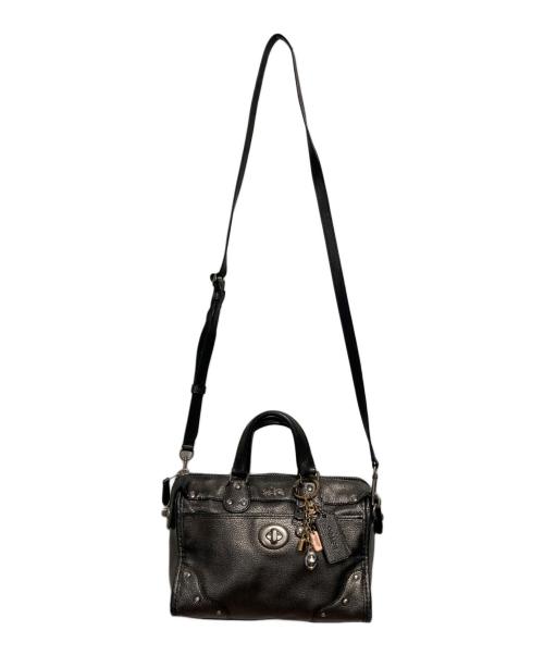 COACH（コーチ）COACH (コーチ) ライダー24 サッチェル 2WAYバッグ シルバーの古着・服飾アイテム