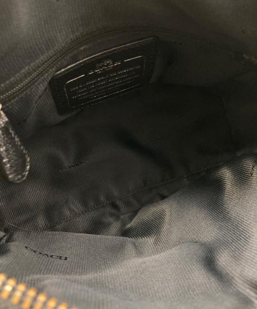 COACH（コーチ）COACH (コーチ) ライダー24 サッチェル 2WAYバッグ シルバーの古着・服飾アイテム