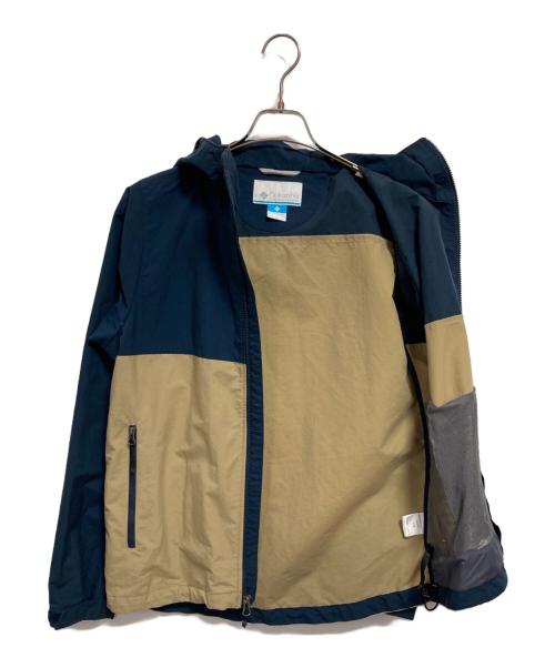 Columbia（コロンビア）Columbia (コロンビア) Vizzavona Pass Jacket ネイビー×ベージュ サイズ:Sの古着・服飾アイテム