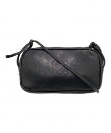 LOEWE（ロエベ）の古着「アナグラムミニショルダーバッグ」｜ブラック