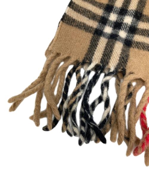 Burberry's（バーバリーズ）Burberry's (バーバリーズ) ノヴァチェックマフラー ベージュ×ブラックの古着・服飾アイテム