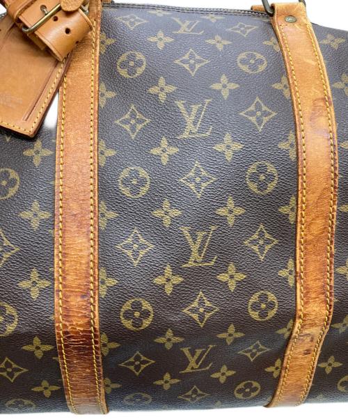 LOUIS VUITTON（ルイ ヴィトン）LOUIS VUITTON (ルイ ヴィトン) キーポル・バンドリエール60 ボストンバッグ ブラウンの古着・服飾アイテム