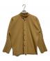 HOMME PLISSE ISSEY MIYAKE（オム プリッセ イッセイ ミヤケ）の古着「マオカラーシャツ」｜ベージュ