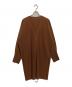 HOMME PLISSE ISSEY MIYAKE (オム プリッセ イッセイ ミヤケ) プリーツロングカーディガン ブラウン サイズ:2：25000円