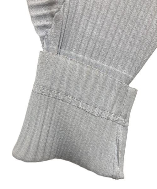 HOMME PLISSE ISSEY MIYAKE（オム プリッセ イッセイ ミヤケ）HOMME PLISSE ISSEY MIYAKE (オム プリッセ イッセイ ミヤケ) プリーツシャツ ブルー サイズ:2の古着・服飾アイテム