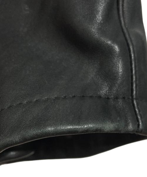 MOTOR ASHVILLE CYCLES（モーター アッシュビル サイクル）MOTOR ASHVILLE CYCLES (モーター アッシュビル サイクル) レザーライダースジャケット ブラック サイズ:Mの古着・服飾アイテム