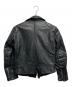 MOTOR ASHVILLE CYCLES (モーター アッシュビル サイクル) レザーライダースジャケット ブラック サイズ:M：8000円