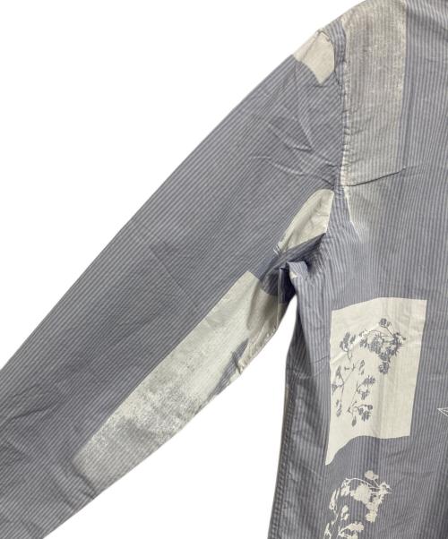 PAUL SMITH（ポールスミス）PAUL SMITH (ポールスミス) グラフィックプリントシャツ ブルー サイズ:Mの古着・服飾アイテム