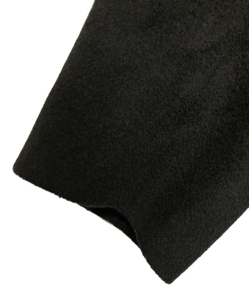 crewre（クルーレ）crewre (クルーレ) アジャスタブルウールロングコート ブラック サイズ:1の古着・服飾アイテム