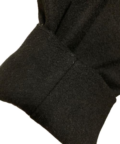 crewre（クルーレ）crewre (クルーレ) アジャスタブルウールロングコート ブラック サイズ:1の古着・服飾アイテム