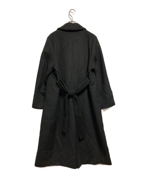 crewre（クルーレ）crewre (クルーレ) アジャスタブルウールロングコート ブラック サイズ:1の古着・服飾アイテム