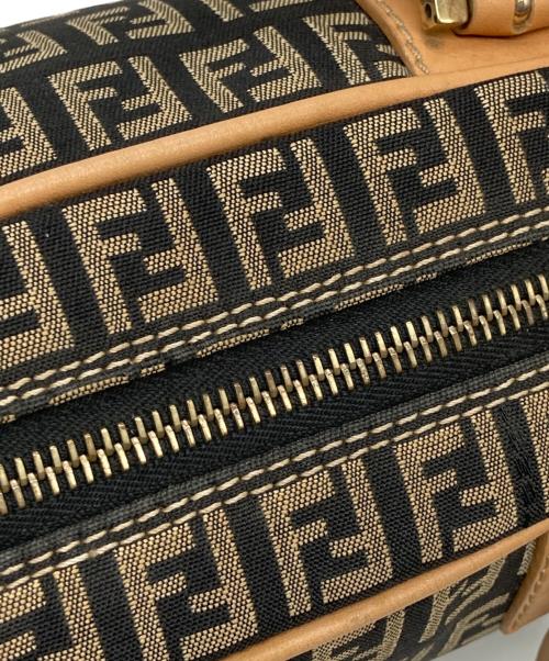 FENDI（フェンディ）FENDI (フェンディ) ズッカ柄 ミニボストンバッグ ブラックの古着・服飾アイテム