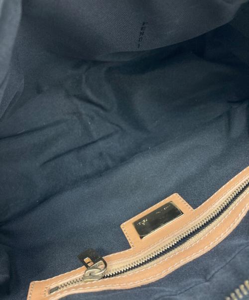 FENDI（フェンディ）FENDI (フェンディ) ズッカ柄 ミニボストンバッグ ブラックの古着・服飾アイテム