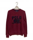 POLO RALPH LAURENポロ・ラルフローレン）の古着「ロゴニット」｜レッド