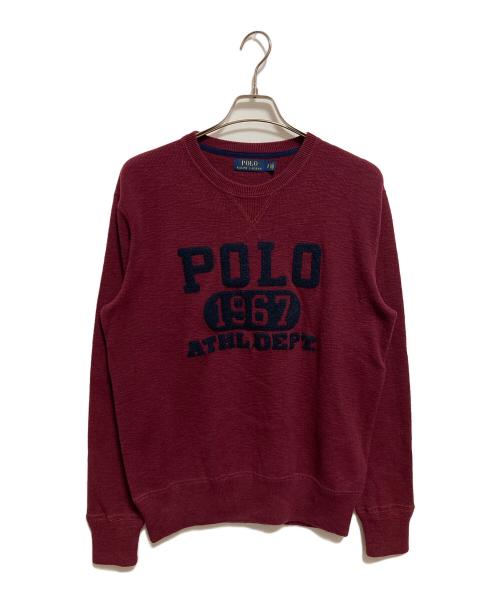 POLO RALPH LAUREN（ポロ・ラルフローレン）POLO RALPH LAUREN (ポロ・ラルフローレン) ロゴニット レッド サイズ:Sの古着・服飾アイテム
