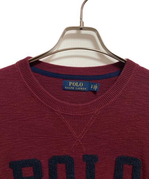 POLO RALPH LAUREN（ポロ・ラルフローレン）POLO RALPH LAUREN (ポロ・ラルフローレン) ロゴニット レッド サイズ:Sの古着・服飾アイテム