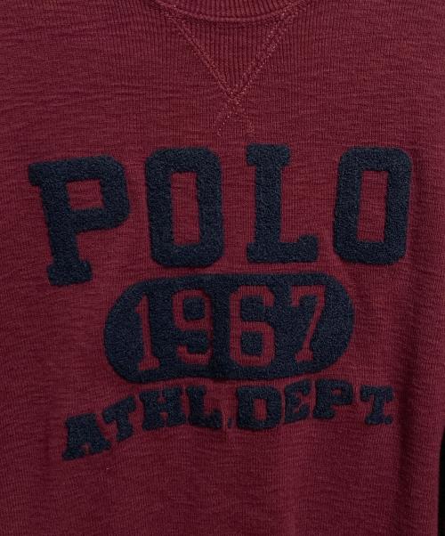 POLO RALPH LAUREN（ポロ・ラルフローレン）POLO RALPH LAUREN (ポロ・ラルフローレン) ロゴニット レッド サイズ:Sの古着・服飾アイテム