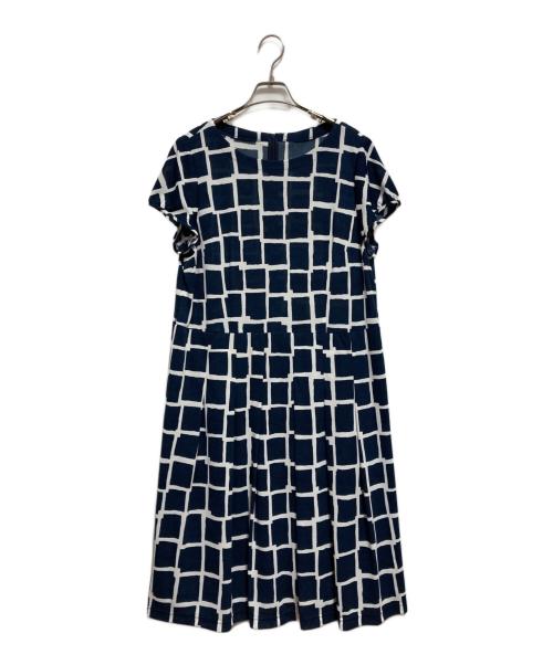 Leilian（レリアン）LEILIAN (レリアン) ワンピース ネイビー サイズ:17＋の古着・服飾アイテム