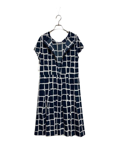 Leilian（レリアン）LEILIAN (レリアン) ワンピース ネイビー サイズ:17＋の古着・服飾アイテム