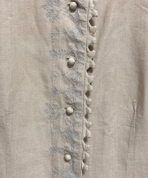 HaaT（ハート）HaaT (ハート) 刺繍ワンピース ベージュ サイズ:2の古着・服飾アイテム