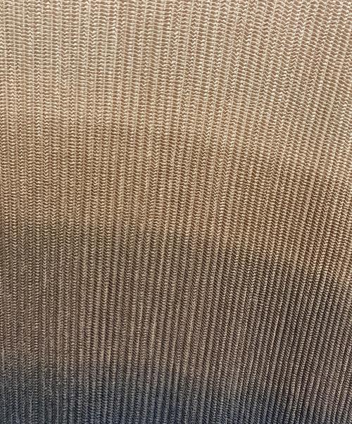 SPECCHIO（スペッチオ）SPECCHIO (スペッチオ) シャトルプリーツ サックワンピース ブラック×ベージュ サイズ:40の古着・服飾アイテム