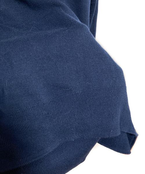 POLO RALPH LAUREN（ポロ・ラルフローレン）POLO RALPH LAUREN (ポロ・ラルフローレン) クルーネックニット ネイビー サイズ:XLの古着・服飾アイテム