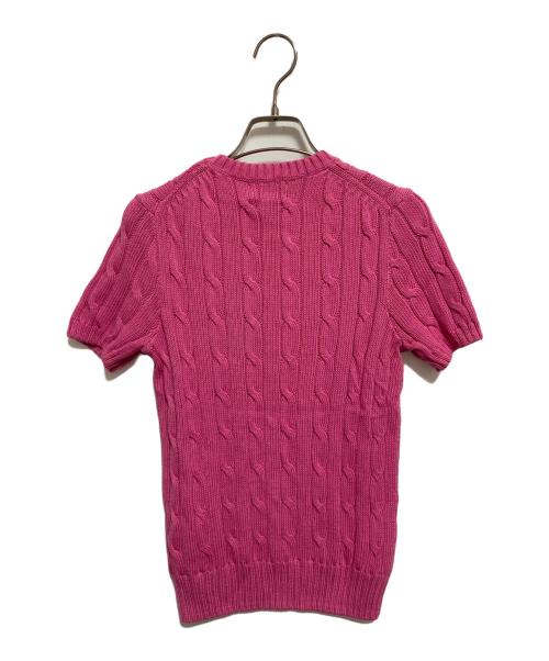 POLO RALPH LAUREN（ポロ・ラルフローレン）POLO RALPH LAUREN (ポロ・ラルフローレン) ケーブルニット ピンク サイズ:S 未使用品の古着・服飾アイテム