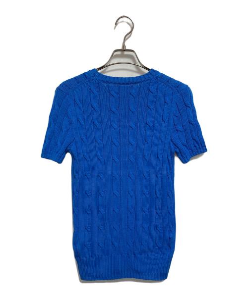 POLO RALPH LAUREN（ポロ・ラルフローレン）POLO RALPH LAUREN (ポロ・ラルフローレン) ケーブルニット ブルー サイズ:Sの古着・服飾アイテム