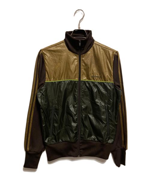 adidas（アディダス）adidas (アディダス) トラックジャケット ブラウン×カーキ サイズ:Sの古着・服飾アイテム