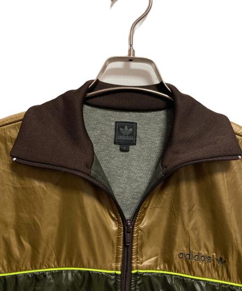 adidas（アディダス）adidas (アディダス) トラックジャケット ブラウン×カーキ サイズ:Sの古着・服飾アイテム