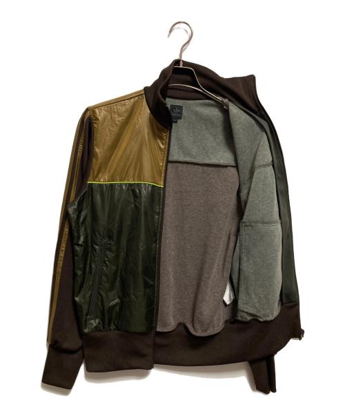 adidas（アディダス）adidas (アディダス) トラックジャケット ブラウン×カーキ サイズ:Sの古着・服飾アイテム